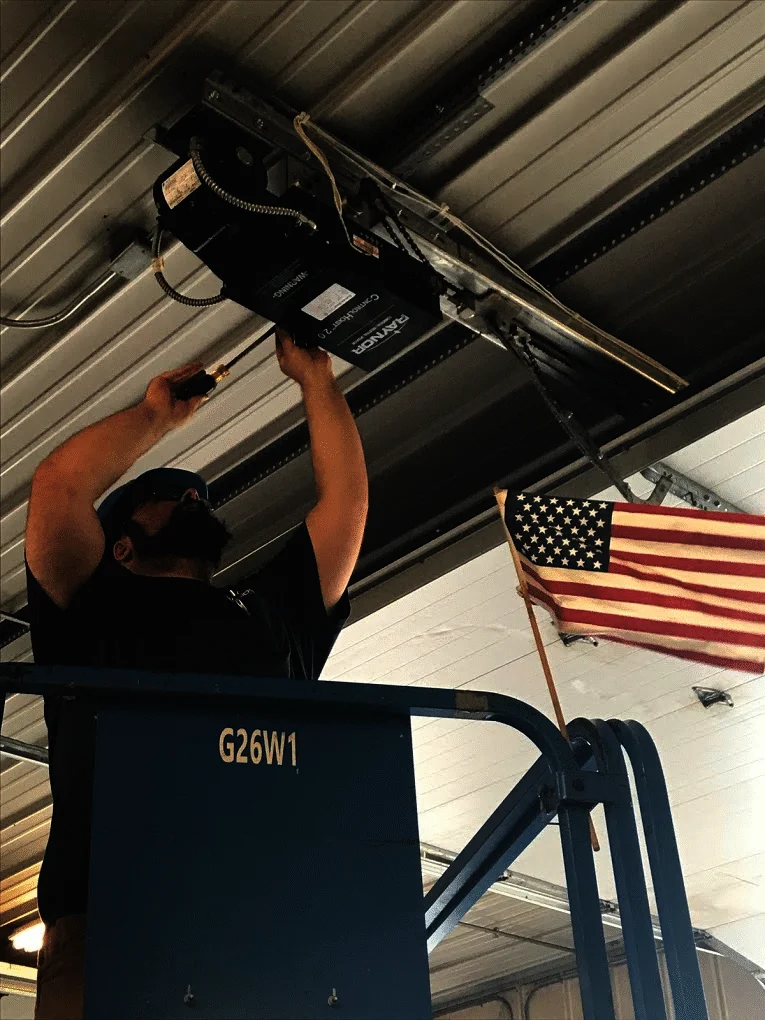 Garage door service in Rockford